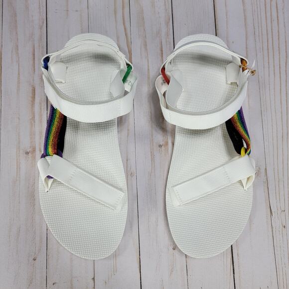 New Teva Men\'s Original Universal Pride Sandals, size 12